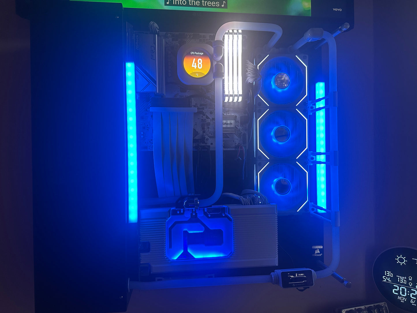 CON 87 - Full Tower Ultra Slim Wall Mount PC Case