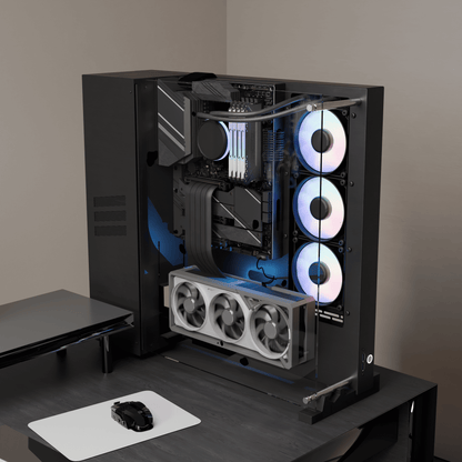 CON 87 - Full Tower Ultra Slim Wall Mount PC Case