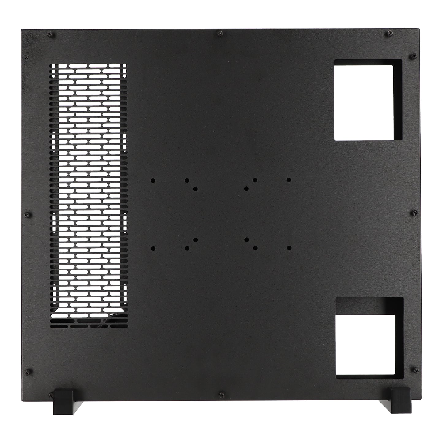 Easy to install wall mount PC case with screw holes on back